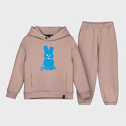 Детский костюм оверсайз Blue bunny, цвет: пыльно-розовый