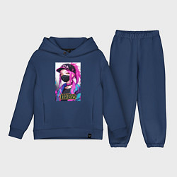 Детский костюм оверсайз Akali Kda League Of Legends, цвет: тёмно-синий