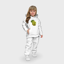 Детский костюм оверсайз Айва и звезды - пиксельное, цвет: белый — фото 2