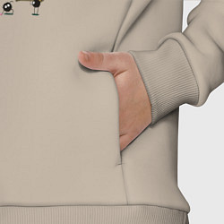 Детский костюм оверсайз Герои студии Ghibli, цвет: миндальный — фото 2