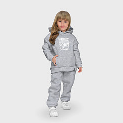 Детский костюм оверсайз Лучший в мире игрок в покер, цвет: меланж — фото 2