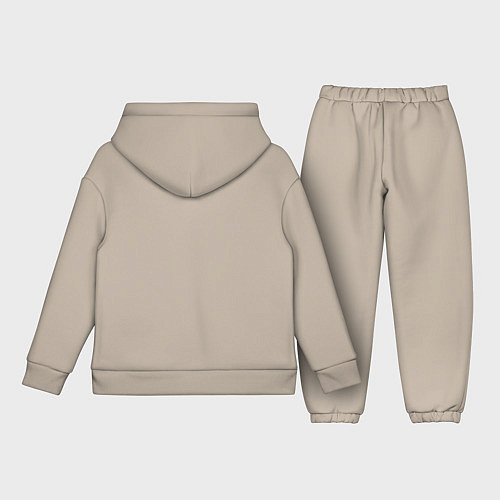 Детский костюм оверсайз Utm term moms and dads / Миндальный – фото 2