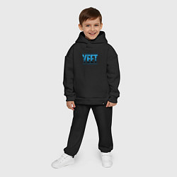 Детский костюм оверсайз Jey Uso yeet wwe, цвет: черный — фото 2
