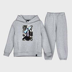 Детский костюм оверсайз Поднятие уровня в одиночку Джину Сон охотник колла, цвет: меланж