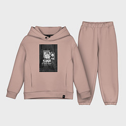 Детский костюм оверсайз Марин Китагава Гяру, цвет: пыльно-розовый