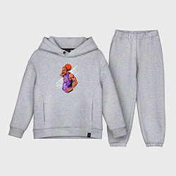 Детский костюм оверсайз Vince Carter dunker, цвет: меланж