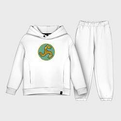 Детский костюм оверсайз Франки из Total War: Attila, цвет: белый