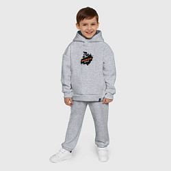 Детский костюм оверсайз Горный велик, цвет: меланж — фото 2