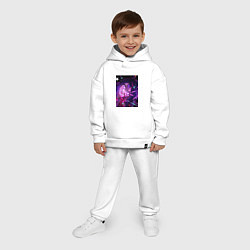 Детский костюм оверсайз Ребёнок идола Ай Хосино, цвет: белый — фото 2