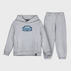 Детский костюм оверсайз Зимние праздники, цвет: меланж