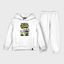 Детский костюм оверсайз We are Venom - meme, цвет: белый