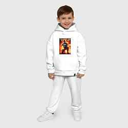 Детский костюм оверсайз Counter Strike 2 - gamer, цвет: белый — фото 2