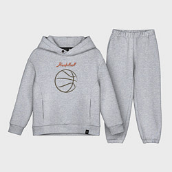Детский костюм оверсайз Basketball vibe, цвет: меланж