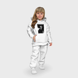 Детский костюм оверсайз Сатору годжо манга, цвет: белый — фото 2