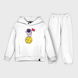 Детский костюм оверсайз Космонавтик на луне