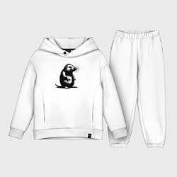 Детский костюм оверсайз Крот в стиле граффити