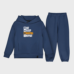 Детский костюм оверсайз Есть спать баскетбол