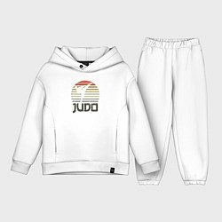 Детский костюм оверсайз Judo fighter, цвет: белый
