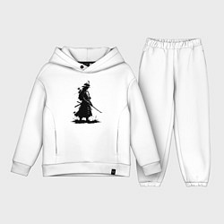 Детский костюм оверсайз Тень самурая, цвет: белый