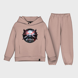 Детский костюм оверсайз The Witcher 3, цвет: пыльно-розовый