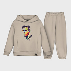 Детский костюм оверсайз Lionel Messi: fun-art, цвет: миндальный
