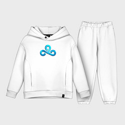 Детский костюм оверсайз Cloud9 Foil Металлический эффект, цвет: белый