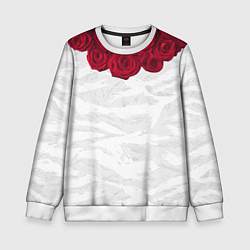Детский свитшот Roses White