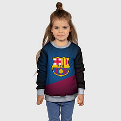 Свитшот детский FCB Barcelona, цвет: 3D-меланж — фото 2