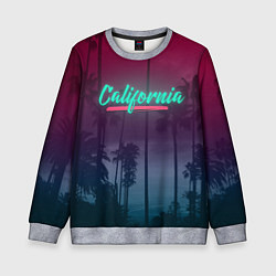 Свитшот детский California, цвет: 3D-меланж