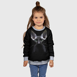 Свитшот детский Сфинкс 2, цвет: 3D-меланж — фото 2