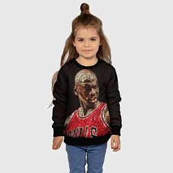 Свитшот детский Michael Jordan, цвет: 3D-черный — фото 2