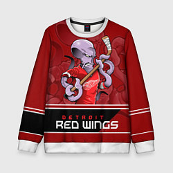Свитшот детский Detroit Red Wings, цвет: 3D-белый