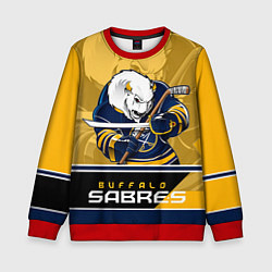 Свитшот детский Buffalo Sabres, цвет: 3D-красный