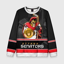 Свитшот детский Ottawa Senators, цвет: 3D-белый