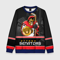 Свитшот детский Ottawa Senators, цвет: 3D-синий