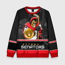 Свитшот детский Ottawa Senators, цвет: 3D-красный