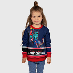 Свитшот детский New York Rangers, цвет: 3D-красный — фото 2