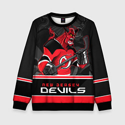 Свитшот детский New Jersey Devils, цвет: 3D-черный