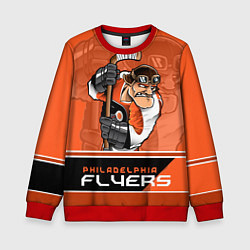 Свитшот детский Philadelphia Flyers, цвет: 3D-красный