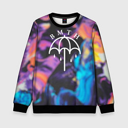 Свитшот детский BMTH Rain, цвет: 3D-черный