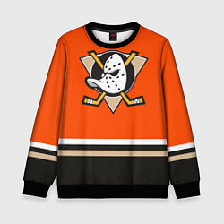Свитшот детский Anaheim Ducks, цвет: 3D-черный
