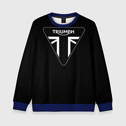 Свитшот детский Triumph 4, цвет: 3D-синий