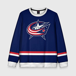 Свитшот детский Columbus Blue Jackets, цвет: 3D-белый