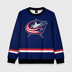 Свитшот детский Columbus Blue Jackets, цвет: 3D-черный