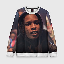 Свитшот детский ASAP Rocky: Black Hip-Hop, цвет: 3D-белый