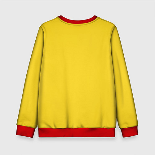 Детский свитшот Гомер-болельщик / 3D-Красный – фото 2