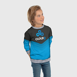 Свитшот детский Cloud 9 Uniform, цвет: 3D-меланж — фото 2