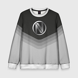 Свитшот детский EnVyUs Uniform, цвет: 3D-белый