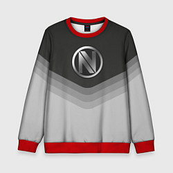 Свитшот детский EnVyUs Uniform, цвет: 3D-красный