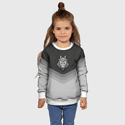 Свитшот детский G2 Esports Uniform, цвет: 3D-белый — фото 2